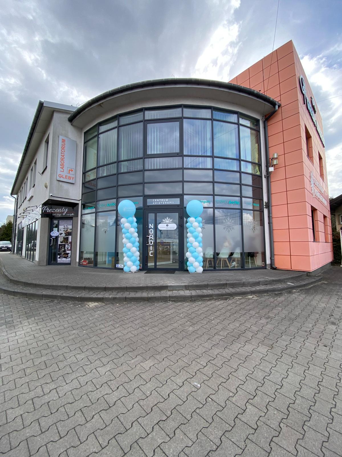 Nordic Centrum Krioterapii — widok z zewnątrz